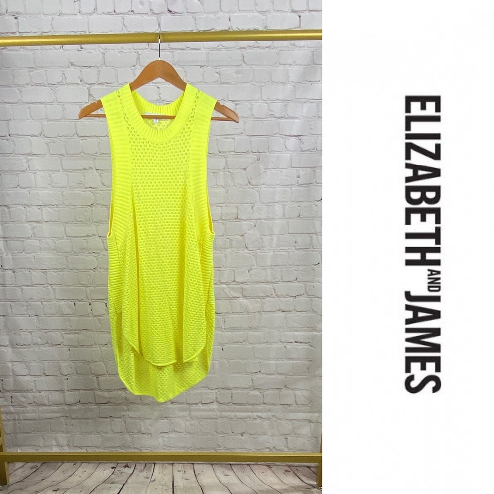 Elizabeth and James - Mesh Sweater Tank